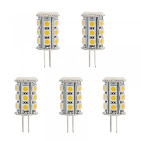 LED Lampje Back-Pin Tower G4 12V 24 LEDs 5050 SMD 360° = 45W