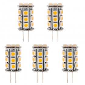 LED Lampje Back-Pin Tower GY6.35 12V 24 LEDs 5050 SMD 360° = 45W