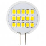 Lâmpada LED Side-pin G4 12V 15-LED 5050 SMD 120° = 30W